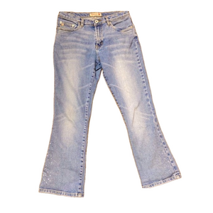 🌷 Buffalo David Bitten 🌷 Low Waist Rhinestone Capri Jeans